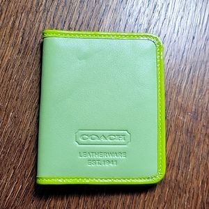 Coach embellished card case